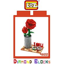 LOZ積木花玫瑰小顆粒拼裝積木花束diy玩具永生花生日禮物男女朋友 歷史價格詳細信息