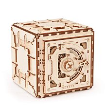 UGEARS 木製自走模型 - 保險箱 (送砂紙) - 來自烏克蘭.橡皮筋動力.機械驚奇 ! 科學玩具 歷史價格詳細信息