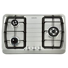 櫻花【G2830KS 】三口防乾燒節能檯面爐 瓦斯爐 天然氣-NG1 (全台基本安裝) 歷史價格詳細信息