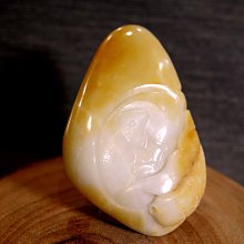 和闐籽料 黃皮白肉彌勒佛獨籽46.5g 歷史價格詳細信息