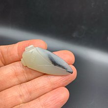 【御寶齋】--｛腰纏萬貫玉蟬｝--和闐籽玉灑金皮、皮色巧雕金蟬、有一鳴驚人意涵．．//特價只給第一標 // 歷史價格詳細信息