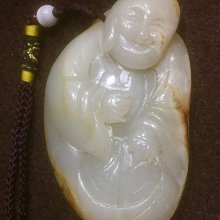 和闐白玉 籽料 喜慶滿堂玉珮 （ 雕喜鵲與絲瓜） 歷史價格詳細信息