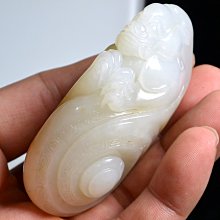 和闐玉山料隨型手鏈，適合女士戴，沒有沒女裂珠，佩戴效果約8毫8214 歷史價格詳細信息