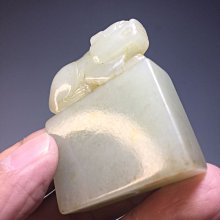 清代的和田玉籽料玉虎 油性絕佳 難得的精品 保真包老 格格不25352 歷史價格詳細信息