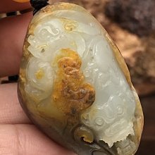 和闐籽料 茶黃沁滿色籽料鏤空雕荷葉魚和田玉獨籽37.3g 歷史價格詳細信息