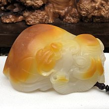 和闐籽料 茶黃沁滿色籽料鏤空雕荷葉魚和田玉獨籽37.3g 歷史價格詳細信息