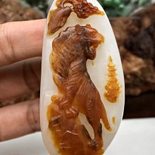 和闐籽料 茶黃沁滿色籽料鏤空雕荷葉魚和田玉獨籽37.3g 歷史價格詳細信息