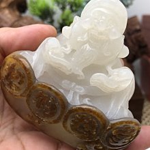 和闐玉籽料 黃紅皮白肉龍龜和田玉獨籽94.6g 歷史價格詳細信息