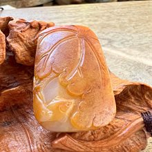 新疆和田籽料蓮花詩詞山水牌掛件擺件把件-106 歷史價格詳細信息