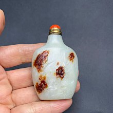 和闐玉玉壺，新疆山料，最後一圖圈住的位置有內裂，倒開水不漏不16201 歷史價格詳細信息