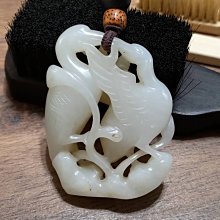 和闐白玉 籽料 喜慶滿堂玉珮 （ 雕喜鵲與絲瓜） 歷史價格詳細信息