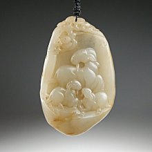 鳳崗文創---{白玉152}---和闐籽料黃玉老件—配老蜜蠟琥珀---黃玉珠尺寸約:1*1*1.4cm 歷史價格詳細信息