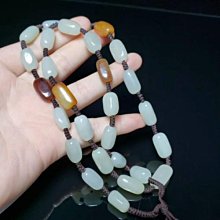 新疆和田玉籽料項鏈玉石吊墜男款掛件繩黃沁皮原石隨形玉項鏈 歷史價格詳細信息