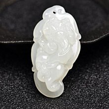 天然新疆和田玉狼牙吊墜正品白玉狼牙掛件男女款玉石玉器玉墜 歷史價格詳細信息