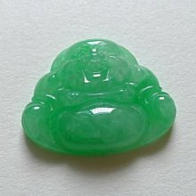 翡翠佛公吊墜彌勒佛  18k鑲嵌天然翡翠笑佛玉佛 歷史價格詳細信息