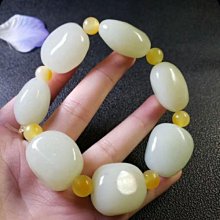 新疆和田玉籽料手鏈正品和田玉原石手鏈男女款天然和田玉手鏈手串 歷史價格詳細信息