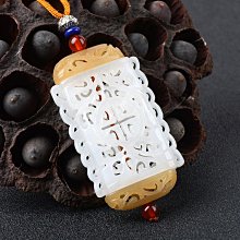 天然和田玉紫鏤空蓮花女士毛衣鏈吊墜掛墜S925純銀鍍金時~滿200元發貨 歷史價格詳細信息