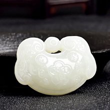 天然和田玉如意吊墜油青色招財吉祥玉掛件男女款玉吊墜情侶款玉佩 歷史價格詳細信息