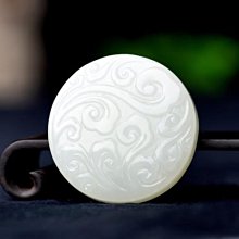 天然和田玉如意吊墜油青色招財吉祥玉掛件男女款玉吊墜情侶款玉佩 歷史價格詳細信息