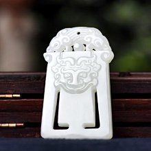 雙面鏤空雕刻狀元及第老岫玉牌子一個岫玉老牌子老玉吊 歷史價格詳細信息