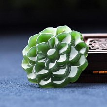 新疆和田玉碧玉肖掛件天然玉石行天下吊墜菠菜綠山料男女款 歷史價格詳細信息