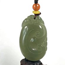 天然和田玉如意吊墜油青色招財吉祥玉掛件男女款玉吊墜情侶款玉佩 價格比較,價格查詢,歷史價格詳細信息