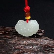 新疆天然和田玉平安如意鎖玉石項鏈玉佩吊墜男女輕奢小眾可愛簡約 歷史價格詳細信息