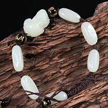 新疆和田玉招財金蟾玉吊墜和田白玉毛衣鏈玉佩情侶毛衣鏈玉墜送證 歷史價格詳細信息