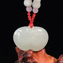 和田玉白玉平安如意鎖吊墜s925銀招財貔貅復古男女款項鍊吊墜 歷史價格詳細信息