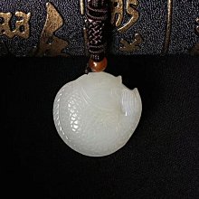 新疆和田白玉鯉跳門掛件碧玉鯉躍門吊墜天然玉石招財玉墜 歷史價格詳細信息