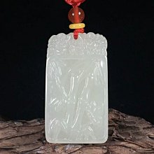 和田玉吊墜男款大號十二生肖本命守護神玉牌項鏈千手觀音文殊玉墜 歷史價格詳細信息