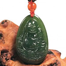 高品質 新疆和田玉翠青彌勒佛掛件潤玉緣吊墜玉墜天生福相57g 歷史價格詳細信息