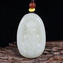 新疆和田玉白玉笑佛吊墜羊脂玉佛公掛件玉石布袋佛招財佛山料掛墜 歷史價格詳細信息