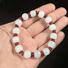 新疆和田玉手鏈羊脂白玉手鏈子男女士款天然玉石手串正品手鏈 歷史價格詳細信息