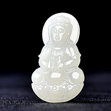 和田玉吊墜男款大號十二生肖本命守護神玉牌項鏈千手觀音文殊玉墜 歷史價格詳細信息