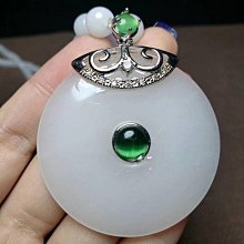和田玉白玉平安扣吊墜 真玉羊脂玉平安扣掛件禮品禮物配證書 歷史價格詳細信息