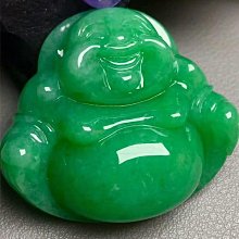 翡翠佛公吊墜彌勒佛  18k鑲嵌天然翡翠笑佛玉佛 歷史價格詳細信息