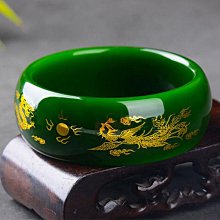 新疆和田玉碧玉手鐲細圓條女款美人鐲外蒙料高仿玉菠菜綠手環玉鐲 歷史價格詳細信息