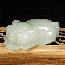 天然新疆和田玉吊墜男女款羊脂白玉機器貓多啦a夢項鏈掛件帶證書 歷史價格詳細信息