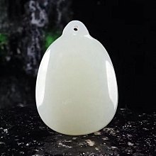 新疆和田玉白玉雙玉佩掛件羊脂玉仿古玉璧吊墜天然玉石男女玉墜 歷史價格詳細信息