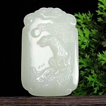 天然新疆和田玉吊墜男女款羊脂白玉機器貓多啦a夢項鏈掛件帶證書 歷史價格詳細信息