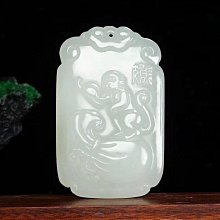 和田玉青玉生肖龍吊吊墜 男女款項墜 玉石玉器牌子掛件 歷史價格詳細信息