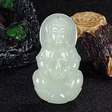 天然和田玉吊墜觀音玉墜男士觀音菩薩掛件玉石玉墜項鏈玉吊墜 歷史價格詳細信息