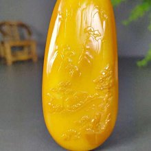 新疆和田玉意境山水吊墜羊脂玉紅沁皮籽料閑情雅致掛件男女款玉墜 歷史價格詳細信息