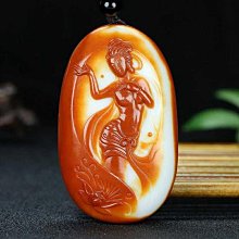 保真新疆和田玉籽料項鏈男女士掛繩玉鏈正品天然紅玉吊墜附送證書 歷史價格詳細信息