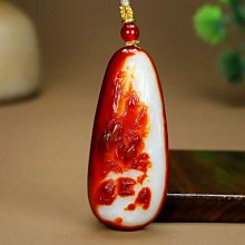 保真新疆和田玉悟道吊墜黃沁皮籽料禪宗悟道掛件男女款玉吊墜 歷史價格詳細信息