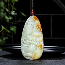 收藏級新疆和田玉觀音掛件羊脂玉紅沁皮籽料坐蓮觀音吊墜男款玉墜 歷史價格詳細信息