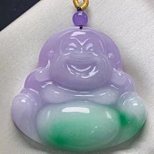 冰種翡翠佛公吊墜  裸石無裂紋背面種老底子細膩且帶有底色  18 翡翠 飾品 收藏【二手】【微淵古董】-3638 歷史價格詳細信息
