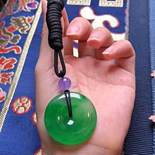 翡翠吊墜冰種平安扣掛件k金鑲嵌緬甸天然A貨尺寸16.5× 歷史價格詳細信息