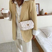 斜背鏈條包  專櫃代購 蓬鬆菱格長夾 新加坡小ck側背包 肩背包 手提包 軟面菱格迷你錢包-陽光優選 歷史價格詳細信息